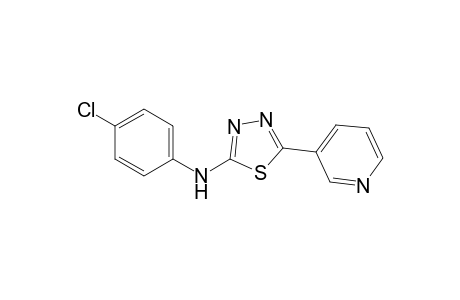 2-(3-Pyridyl)-5-(4-chlorophenylamino)-1,3,4-thiadiazole