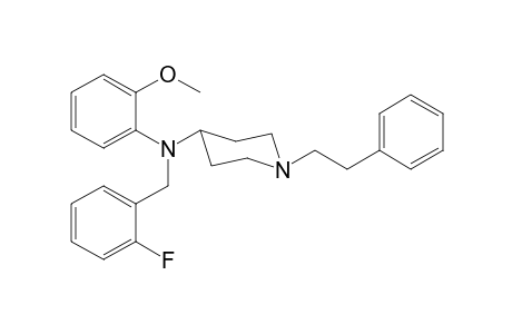 N-(2-Fluorobenzyl)-N-(2-methoxyphenyl)-1-(2-phenylethyl)piperidin-4-amine
