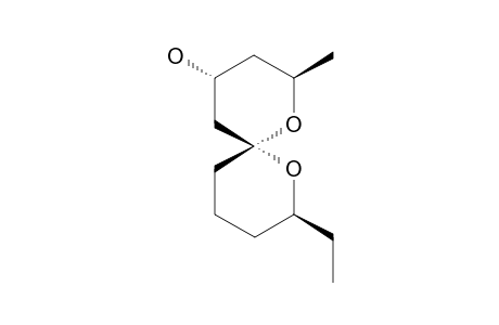 (2RS,4RS,6SR,8RS)-8-ETHYL-2-METHYL-DIOXASPIRO-[5,5]-UNDECAN-4-OL