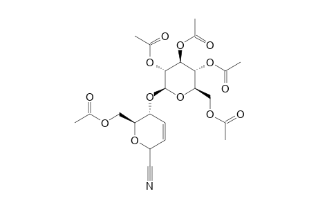 6-O-ACETYL-4-(2,3,4,6-TETRA-O-ACETYL-BETA-D-GLUCOPYRANOSYL)-1,2,3-TRIDEOXY-D-2-ENOPYRANOSYL-CYANIDE