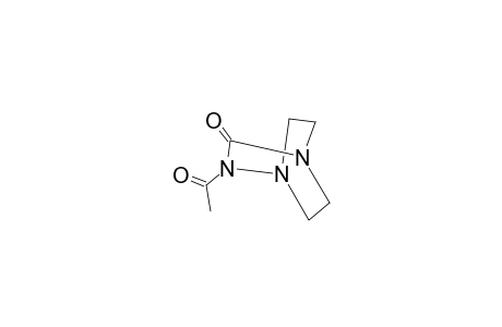 1,2,4-Triazabicyclo[2.2.2]octan-3-one, 2-acetyl-