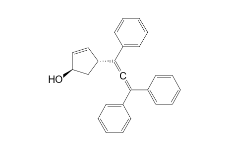 2-Cyclopenten-1-ol, 4-(1,3,3-triphenyl-1,2-propadienyl)-, trans-