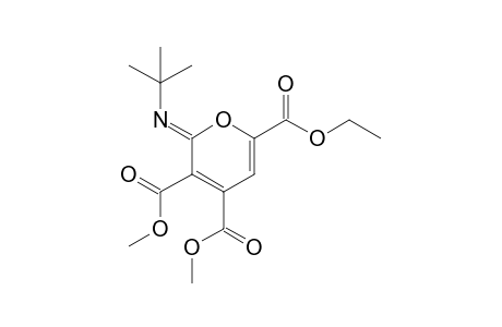 6-Ethyl 3,4-dimethyl 2-(tert-butylimino)-2H-pyran-3,4,6-tricarboxylate