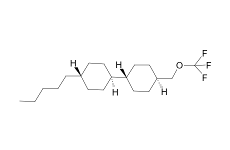 trans-1-(trans-4-Pentylcyclohexyl)-4-trifluoromethoxymethylcyclohexane