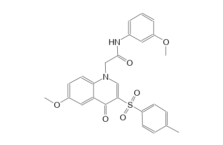 1-quinolineacetamide, 1,4-dihydro-6-methoxy-N-(3-methoxyphenyl)-3-[(4-methylphenyl)sulfonyl]-4-oxo-