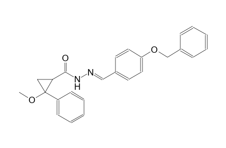 N'-{(E)-[4-(benzyloxy)phenyl]methylidene}-2-methoxy-2-phenylcyclopropanecarbohydrazide
