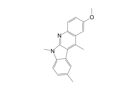 2-METHOXY-6,9,11-TRIMETHYL-6H-INDOLO-[2,3-B]-QUINOLINE