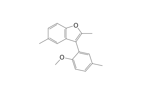 BENZOFURAN, 2,5-DIMETHYL-3-/6- METHOXY-M-TOLYL/-,