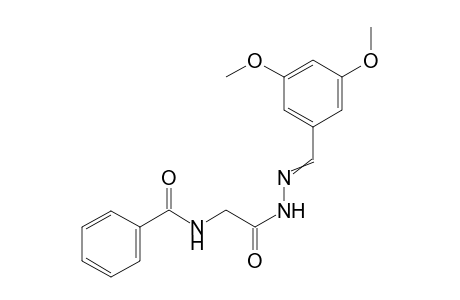 N'-(3,5-Dimethoxybenzylidene)-2-benzamidoacetohydrazide