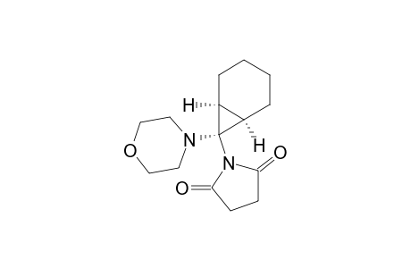 2,5-Pyrrolidinedione, 1-[7-(4-morpholinyl)bicyclo[4.1.0]hept-7-yl]-, (1.alpha.,6.alpha.,7.alpha.)-