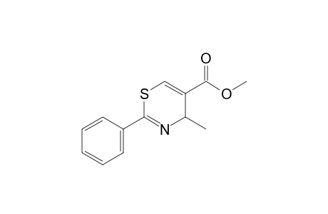 Methyl 4-Methyl-2-phenyl-4H-1,3-thiazine-5-carboxylate