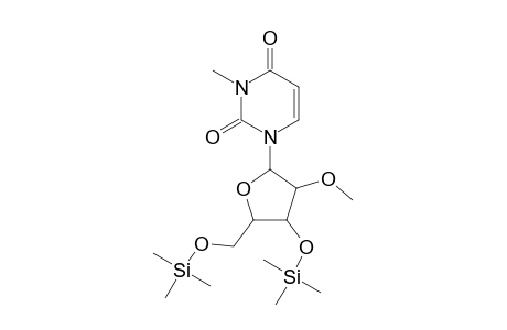 bis-(Trimethylsilyl)-3,2'- O -dimethyluridine (panel B)