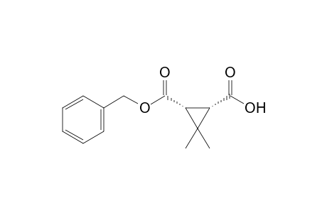 (1S,2R)-cis-2-Benzyloxycarbonyl-3,3-dimethylcyclopropane-1-carboxylic acid