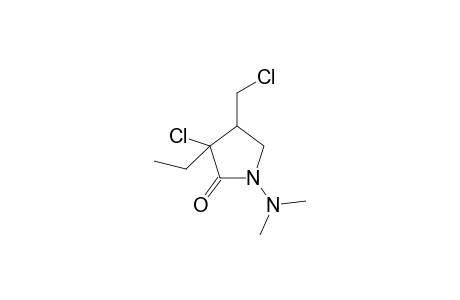 N-(Dimethylamino)-3-chloro-4-chloromethyl-3-ethylpyrrolodin-2-one