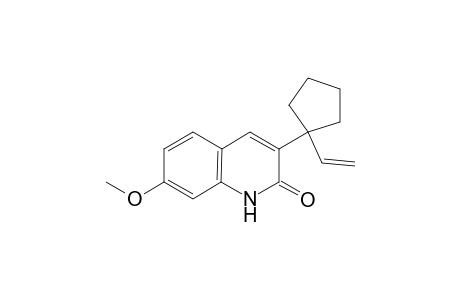 7-Methoxy-3-(1-vinylcyclopentyl)quinolin-2(1H)-one
