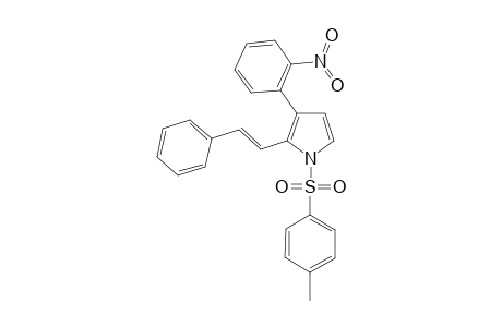 3-(ORTHO-NITROPHENYL)-2-STYRYL-1-TOSYLPYRROLE