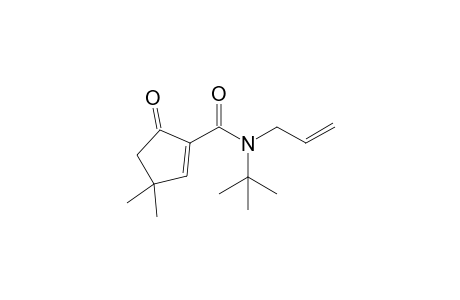 N-Allyl-N-t-butyl-(3,3-dimethyl-5-oxo-1-cyclopentene)carboxamide