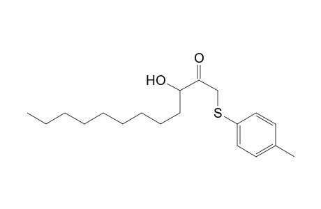 3-Hydroxy-1-(p-tolylthio)-2-dodecanone