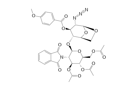 4-O-(3,4,6-TRI-O-ACETYL-2-DEOXY-2-PHTHALIMIDO-BETA-D-GLUCOPYRANOSYL)-1,6-ANHYDRO-2-AZIDO-2-DEOXY-3-O-(4-METHOXY-BENZOYL)-BETA-D-GLUCOPYRANOSE