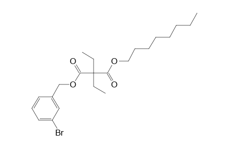 Diethylmalonic acid, 3-bromobenzyl octyl ester