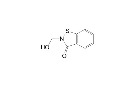 1,2-Benzisothiazol-3(2H)-one, 2-(hydroxymethyl)-