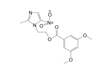 2-(2-Methyl-5-nitro-1H-imidazol-1-yl)ethyl 3,5-dimethoxybenzoate