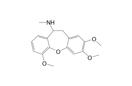 10-N-Methylamino-10,11-dihydro-2,3,6-trimethoxydibenz(b,f)oxepin