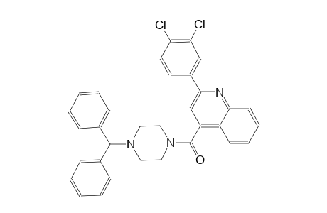 4-[(4-benzhydryl-1-piperazinyl)carbonyl]-2-(3,4-dichlorophenyl)quinoline