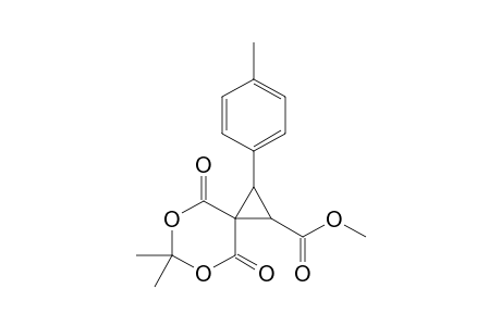 4-spiro[2'-(Methoxycarbonyl)-3'-(p-tolyl)cyclopropane]-2,2-dimethyl-1,3-dioxacyclohexane