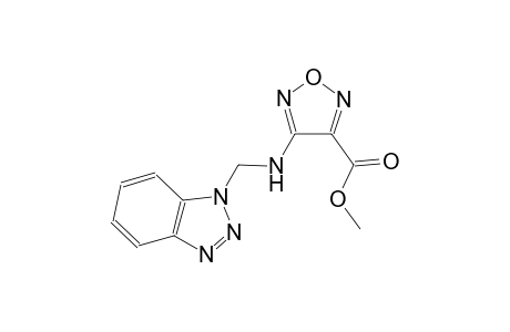 1,2,5-oxadiazole-3-carboxylic acid, 4-[(1H-1,2,3-benzotriazol-1-ylmethyl)amino]-, methyl ester