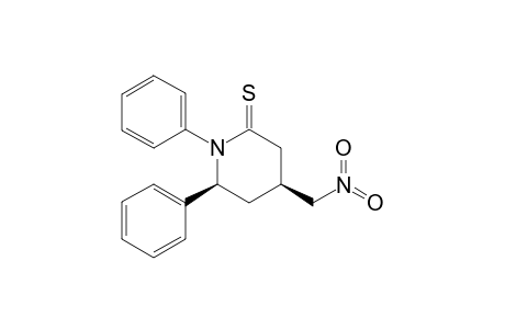 cis-1,6-Diphenyl-4-nitromethylpiperidine-2-thione