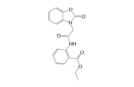 benzoic acid, 2-[[(2-oxo-3(2H)-benzoxazolyl)acetyl]amino]-, ethyl ester