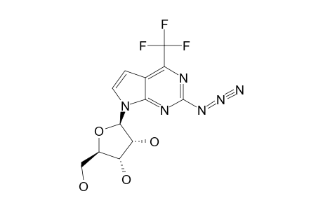 2-AZIDO-7-(BETA-D-RIBOFURANOSYL)-4-TRIFLUOROMETHYL-PYRROLO-[2,3-D]-PYRIMIDINE