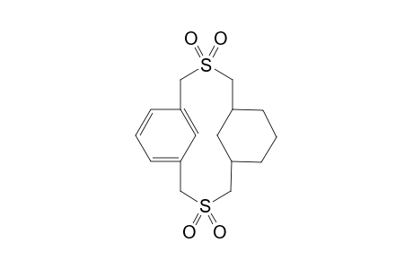 trans-3.lamda.(6),11.lamda.(6)-dithiatricyclo[11.3.1.1(5,9)]octadeca-1(17),13,15-triene-3,3,11,11-tetrone