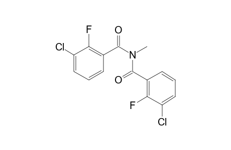 Benzamide, 3-chloro-2-fluoro-N-(3-chloro-2-fluorobenzoyl)-N-methyl-