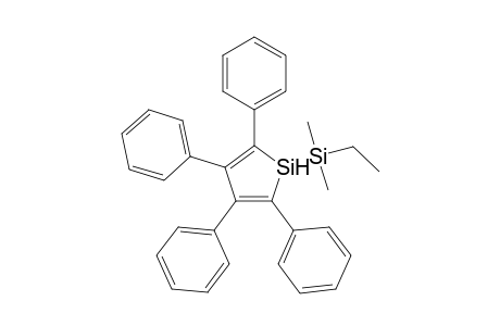 1-(Dimethylethylsilyl)-2,3,4,5-tetraphenylsiole