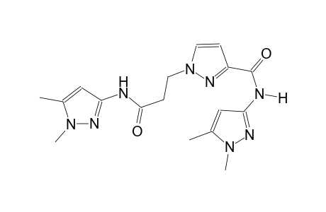 1H-pyrazole-1-propanamide, N-(1,5-dimethyl-1H-pyrazol-3-yl)-3-[[(1,5-dimethyl-1H-pyrazol-3-yl)amino]carbonyl]-