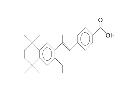 1-(4-Carboxy-phenyl)-2-trans-(7-ethyl-1,1,4,4-tetramethyl-tetralin-6-yl)-propene