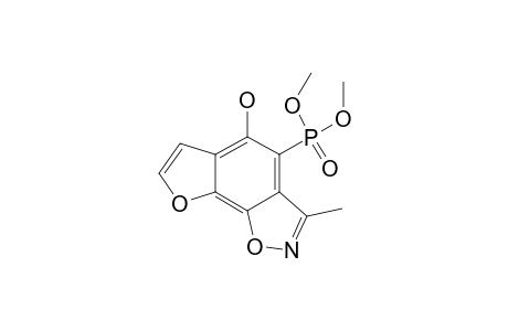 4-DIMETHYLPHOSPHONO-5-HYDROXY-[1]-BENZOFURO-[6,7-D]-ISOXAZOLE