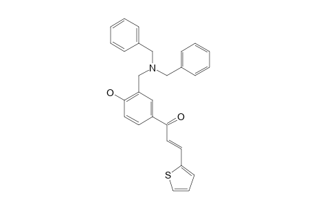 1-(3-DIBENZYLAMINOMETHYL-4-HYDROXY-PHENYL)-3-THIENYL-PROPENONE