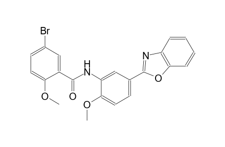 N-[5-(1,3-benzoxazol-2-yl)-2-methoxyphenyl]-5-bromo-2-methoxybenzamide