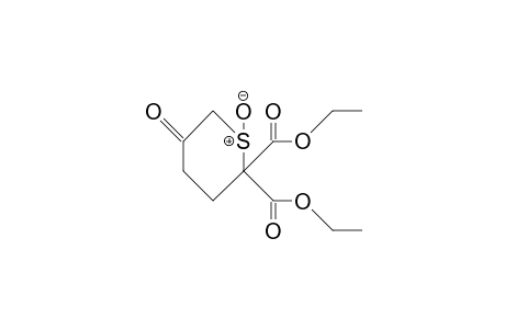 2,2-Diethoxycarbonyl-5-oxo-thiane S-oxide