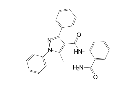 N-[2-(aminocarbonyl)phenyl]-5-methyl-1,3-diphenyl-1H-pyrazole-4-carboxamide