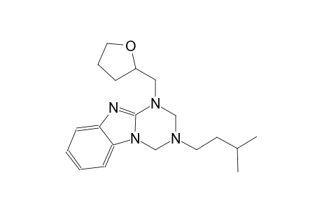 [1,3,5]triazino[1,2-a]benzimidazole, 1,2,3,4-tetrahydro-3-(3-methylbutyl)-1-[(tetrahydro-2-furanyl)methyl]-