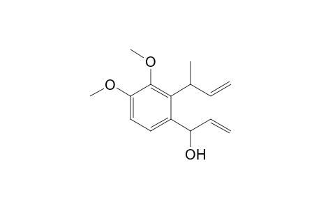 1-[3,4-Dimethoxy-2-(1-methylallyl)phenyl]-2-propen-1-ol