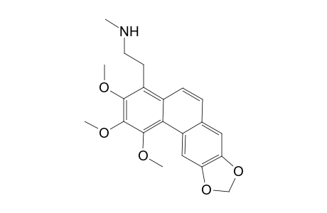 1-(.beta.-Aminoethyl)-2,3,4-trimethoxy-6,7-(methylenedioxy)-phenanthrene
