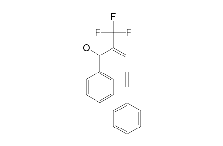 (E)-1,5-DIPHENYL-2-(TRIFLUOROMETHYL)-PENT-2-EN-4-YN-1-OL