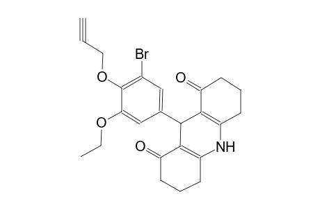 1,8(2H,5H)-acridinedione, 9-[3-bromo-5-ethoxy-4-(2-propynyloxy)phenyl]-3,4,6,7,9,10-hexahydro-