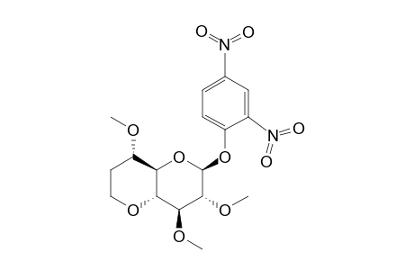 2,4-DINITROPHENYL-4,8-ANHYDRO-7-DEOXY-2,3,6-TRI-O-METHYL-BETA-L-GLYCERO-D-GLUCOOCTOPYRANOSIDE