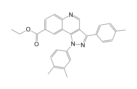 ethyl 1-(3,4-dimethylphenyl)-3-(4-methylphenyl)-1H-pyrazolo[4,3-c]quinoline-8-carboxylate